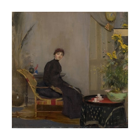 Tom Roberts 'Mrs Abrahams' Canvas Art,18x18